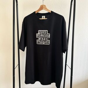 The Black Eye Patch Rhinestone Logo Tee XL Black Japan Streetwear